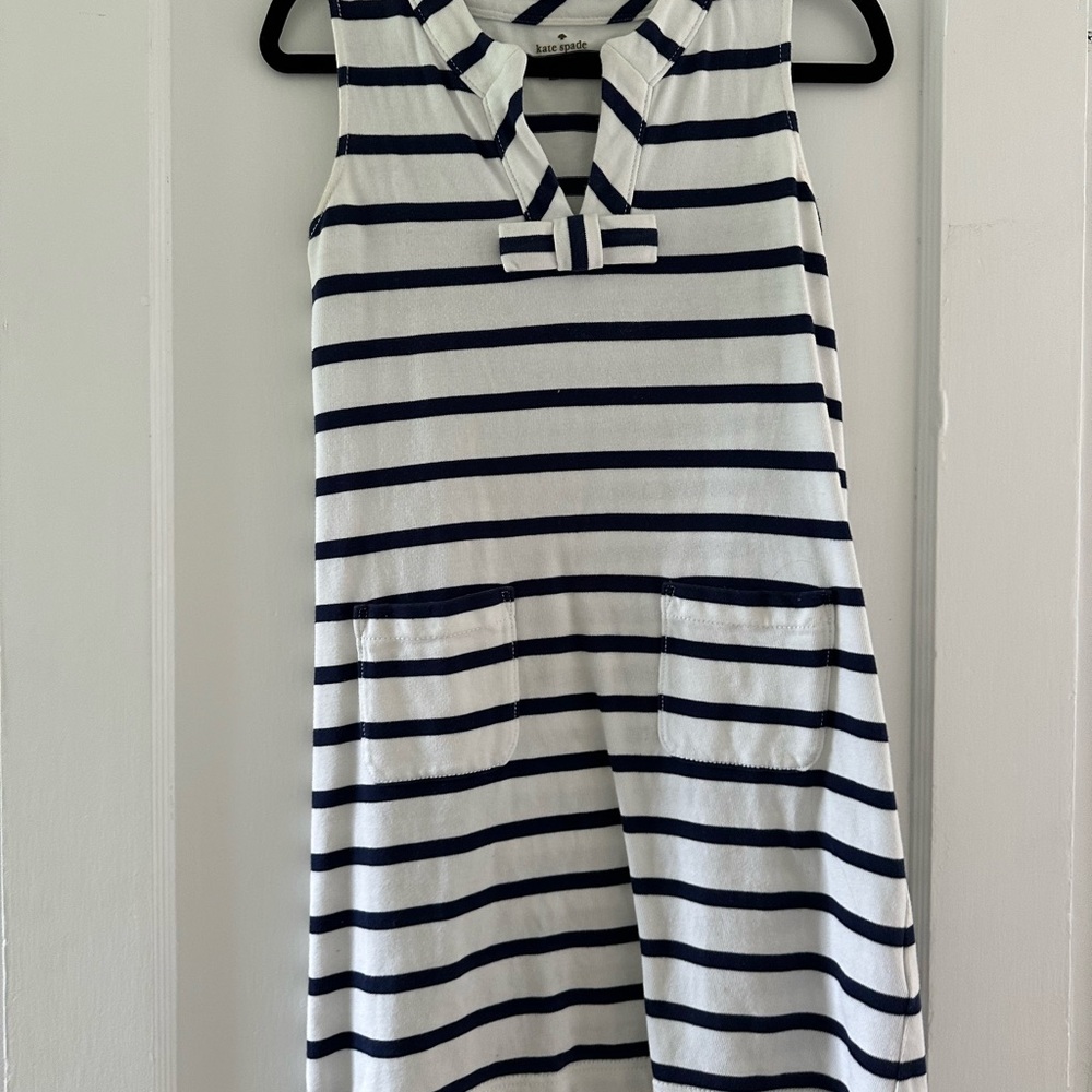 Kate Spade Navy and White Striped Mini Dress